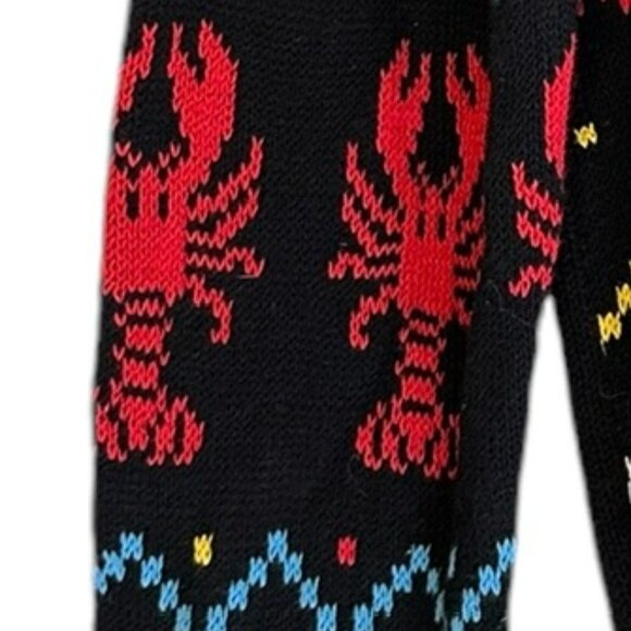 Friends Central Perk sweater with lobsters size S - Picture 6 of 6
